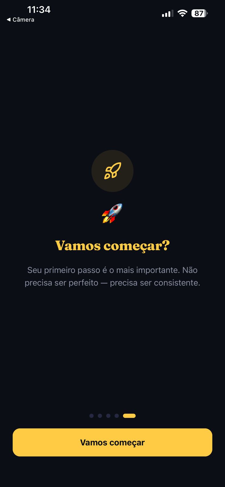 Tela de conexao bancaria